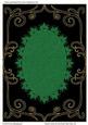 Swirly Frame & Oval Doily Plain Card 2