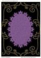 Swirly Frame & Oval Doily Plain Card 6