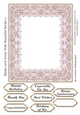 Blank Card Front With Beautiful Border 2