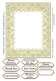 Blank Card Front With Beautiful Border 4