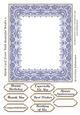 Blank Card Front With Beautiful Border 5