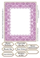 Blank Card Front With Beautiful Border 6