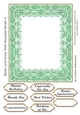 Blank Card Front With Beautiful Border 8