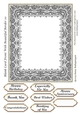 Blank Card Front With Beautiful Border 10