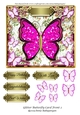 Glitter Butterfly Card Front 2
