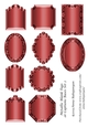 Metallic Blank Tags or Captions Bases Set 2