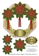 Scalloped Octagon Topper With Three Flowers 2