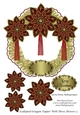 Scalloped Octagon Topper With Three Flowers 3