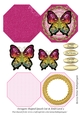Octagon Shaped Quick Cut & Fold Card 3