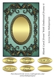 Blank Card Front With Embossed Frame 6