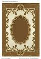 Oval Frame Blank Card Base for Various Occasions 2