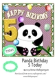 Panda Birthday 5 Today