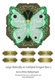 Large Butterfly on Scalloped Octagon Base 3