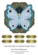Large Butterfly on Scalloped Octagon Base 4