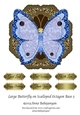 Large Butterfly on Scalloped Octagon Base 5