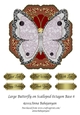 Large Butterfly on Scalloped Octagon Base 6