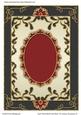 Oval Frame Blank Card Base for Various Occasions 10