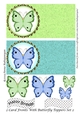 2 Card Fronts With Butterfly Toppers Set 2