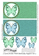 2 Card Fronts With Butterfly Toppers Set 3
