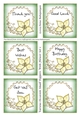 Various Occasion Small Toppers With Flower Set 1