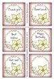 Various Occasion Small Toppers With Flower Set 2