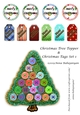 Christmas Tree Topper & Christmas Tags Set 1