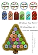 Christmas Tree Topper & Christmas Tags Set 2