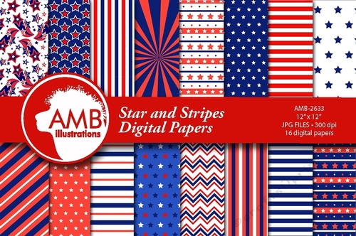 Stars and Stripes Papers AMB-2633 