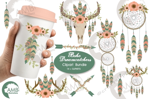 Tribal Dreamcatcher Cliparts AMB-2739