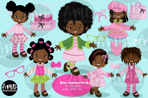 Fashion Girls Clipart AMB-199 