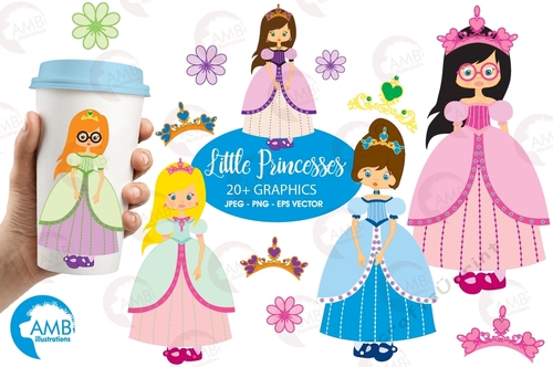 Princess Clipart AMB-201