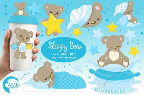 Teddy Bear Clipart AMB-980
