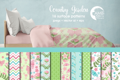 Country Graden Floral Papers AMB-1063