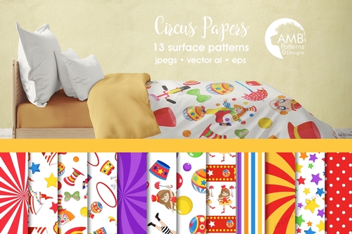 Circus Carnival Papers AMB-1159