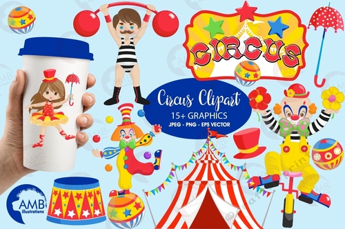 Circus Carnival Clipart AMB-1160