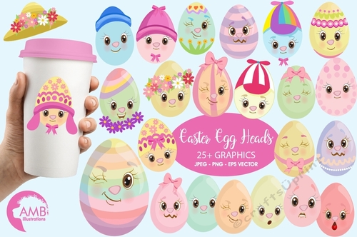 Easter Egg Clipart AMB-1168