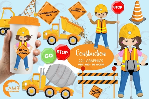 Construction Clipart AMB-1171