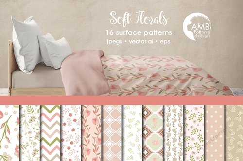 Soft Floral Papers AMB-1289