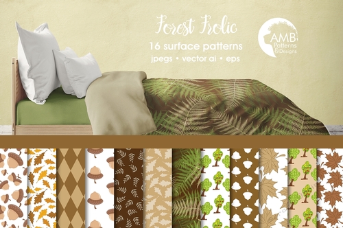 Autumn Forest Papers AMB-1304