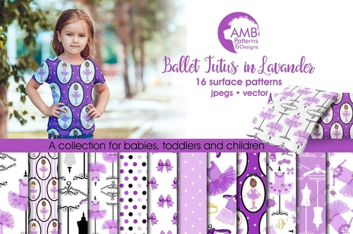 Lavender Ballet Tutus Papers AMB-1320