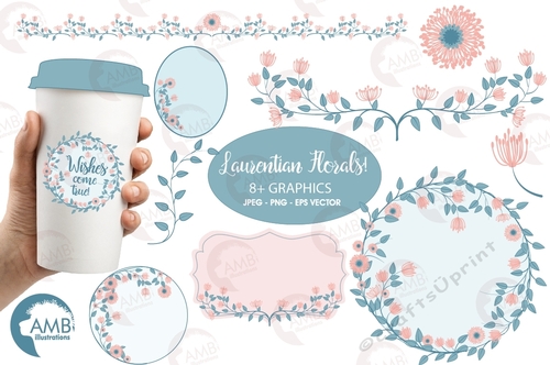 Laurentian Florals Clipart AMB-1420