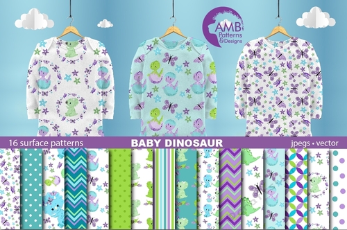 Baby Dinosaur Papers AMB-2419