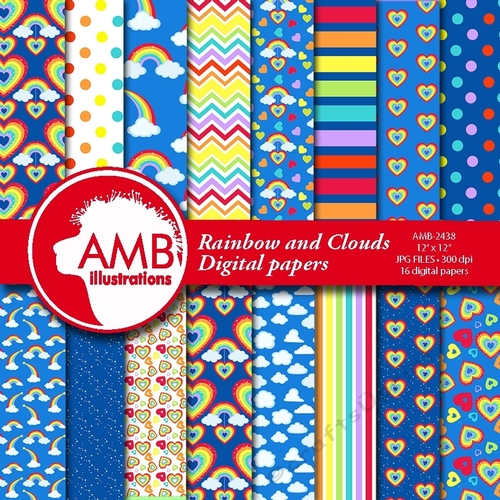 Rainbow and Clouds Papers AMB-2438