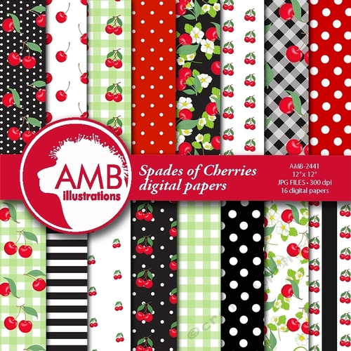 Spades of Cherries Papers AMB-2441