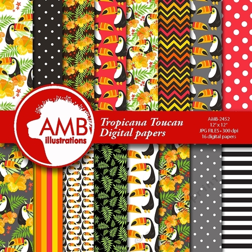 Tropicana Toucan Papers AMB-2452