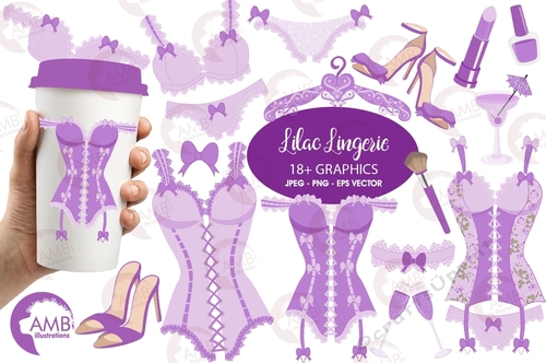 Bachelorette Clipart, Bachelorette Party Clipart, Lingerie Clipart, Corset, Wedding, Girls Night Out Clip Art, AMB-2210