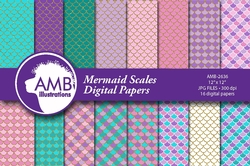 Golden Mermaid Scales Papers AMB-2636