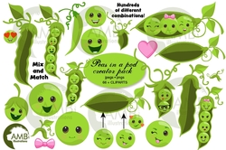 Peas in a Pod Clipart AMB-2767