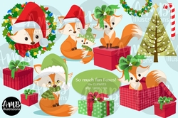 Oh What Fun Fox Clipart AMB-2809