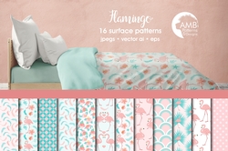 Fancy Flamingo Papers AMB-1045